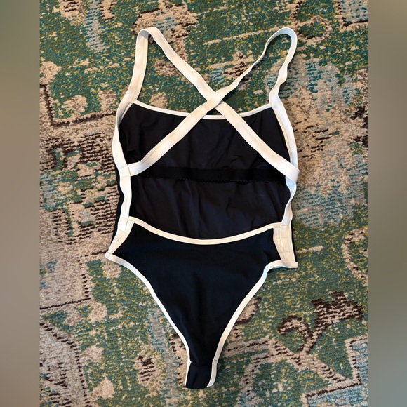 WORN ONCE L Space Ribbed Baewatch One Piece Swimsuit - Picture 3 of 6